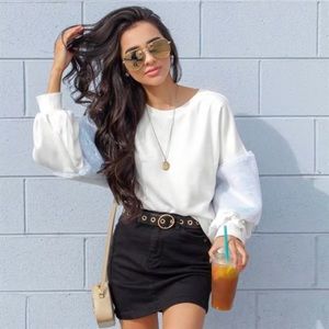 Tone It Down Fur Accent Sweater